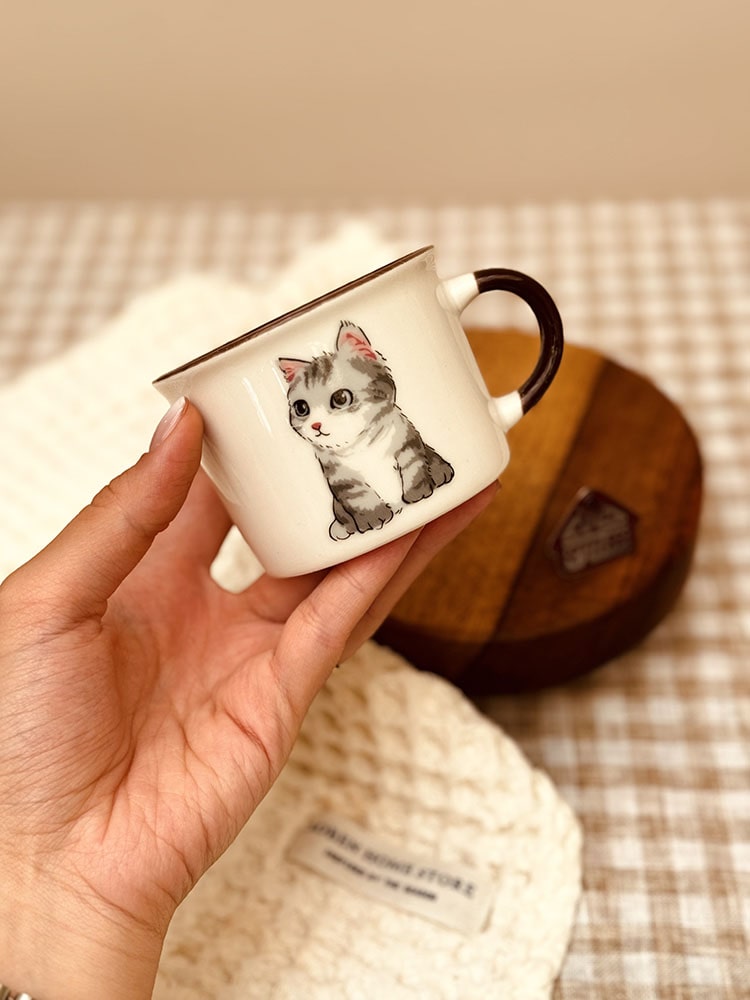 خرید مینی ماگ طرح گربه