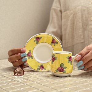 خرید ست 6 عددی قهوه خوری برند ترک Perotti طرح گل