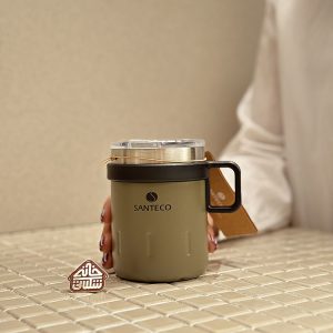خرید ماگ استیل درب تریتان 350 میل مدل KEMI برند فرانسوی SANTECO