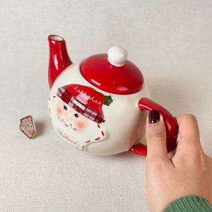 خرید قوری سرامیکی کریسمسی