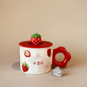 خرید ماگ توت فرنگی