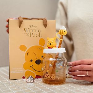 خرید ماگ دیزنی پو درب سیلیکون