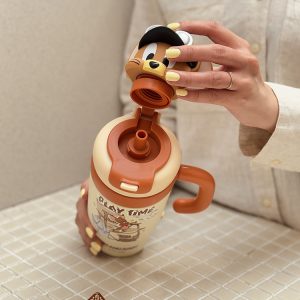 خرید تامبلر عروسکی دیزنی 750 میل طرح تام و جری دتاکس دار