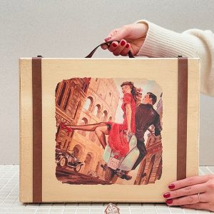 خرید چمدون چوبی