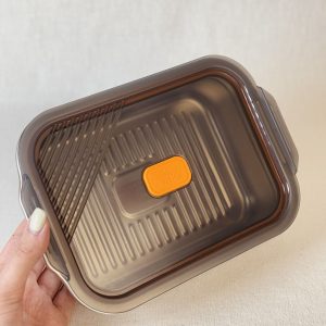 خریدلانچ باکس دوعددی استیل کیف دار