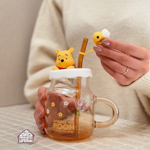 خرید ماگ دیزنی پو درب سیلیکون