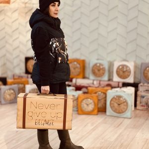 خرید چمدون چوبی