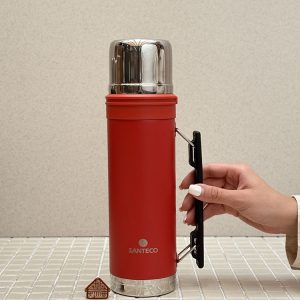 خرید فلاسک 1 لیتری دسته تاشو مدل ASPEN برند فرانسوی SANTECO