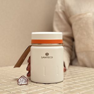 خرید ظرف غذا کیف مشکی 500 میل مدل KOGE برند فرانسوی SANTECO