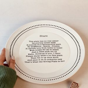 خرید بشقاب سرامیکی تکست