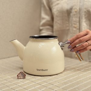 خرید کتری قوری لعابی برند ترک bambum