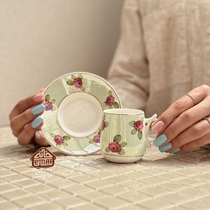 خرید ست 6 عددی قهوه خوری برند ترک Perotti طرح گل