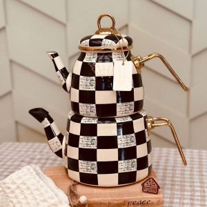 خرید قوری کتری ترک لعابی