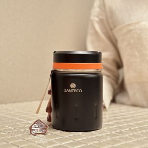 خرید ظرف غذا کیف مشکی 500 میل مدل KOGE برند فرانسوی SANTECO