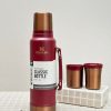 خرید فلاسک استنلی اورجینال 1 لیتر دو درب CLASSIC BOTTLE لیمید زرشکی