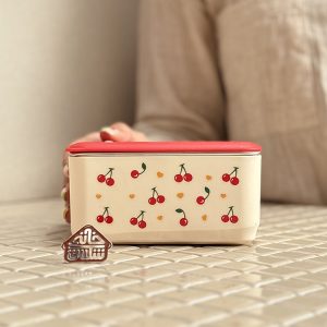 خرید ظرف غذا کیف دار گیلاس