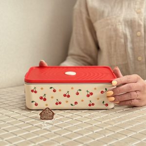 خرید ظرف غذا کیف دار گیلاس