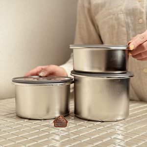 خرید ظروف استیل درب وکیوم