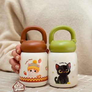 خرید مینی فلاسک طرح گربه دیلر