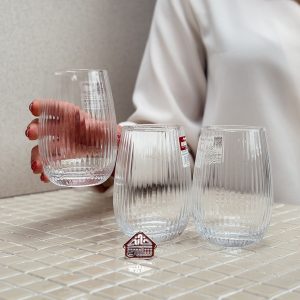 خرید لیوان شیشه ای خمره ای
