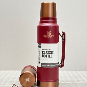 خرید فلاسک استنلی اورجینال 1 لیتر دو درب CLASSIC BOTTLE لیمید زرشکی