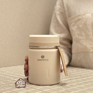 خرید ظرف غذا کیف مشکی 500 میل مدل KOGE برند فرانسوی SANTECO