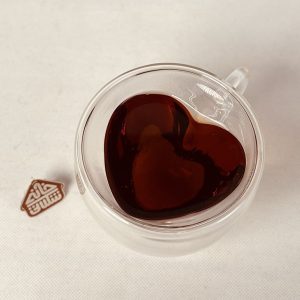 خرید ماگ پیرکس دوجداره قلبی