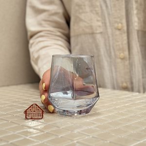 خرید ست 6 عددی ماگ چندضلعی 310 میل برند DELI GLASS