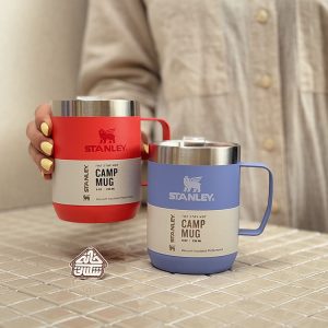 خرید ماگ استنلی اورجینال درب دار 236 میل CAMP MUG کالکشن خاص
