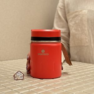 خرید ظرف غذا کیف مشکی 500 میل مدل KOGE برند فرانسوی SANTECO