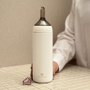 خرید بطری دوجداره 500 میل مدل YOGA برند فرانسوی SANTECO