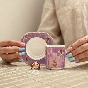 خرید ست 6 عددی قهوه خوری برند ترک Perotti طرح گل
