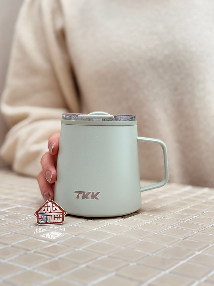 خرید کمپ ماگ استیل برند لوکس TKK