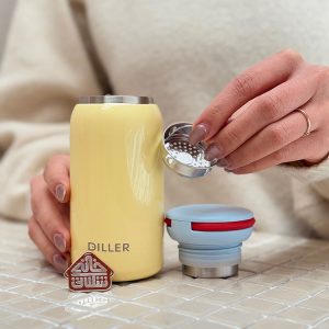Alternative view of فلاسک 200 میل برند DILLER رنگی دسته سیلیکون کد003548