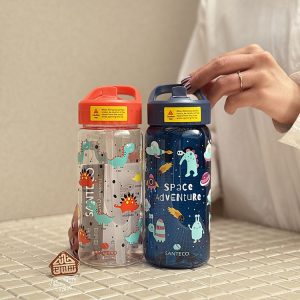 خرید قمقمه تریتان 500 میل فانتزی مدل COMO KIDS برند فرانسوی SANTECO