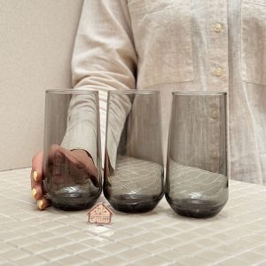 خرید لیوان بلند دودی برند پاشاباغچه مدل Allegra