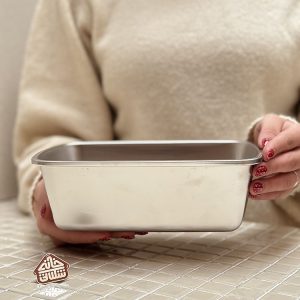 خرید ظرف غذا وکیوم استیل درب دار 7 تیکه