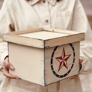 خرید باکس چوبی درب دار