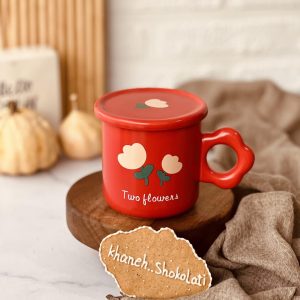 خرید ماگ طرح گل