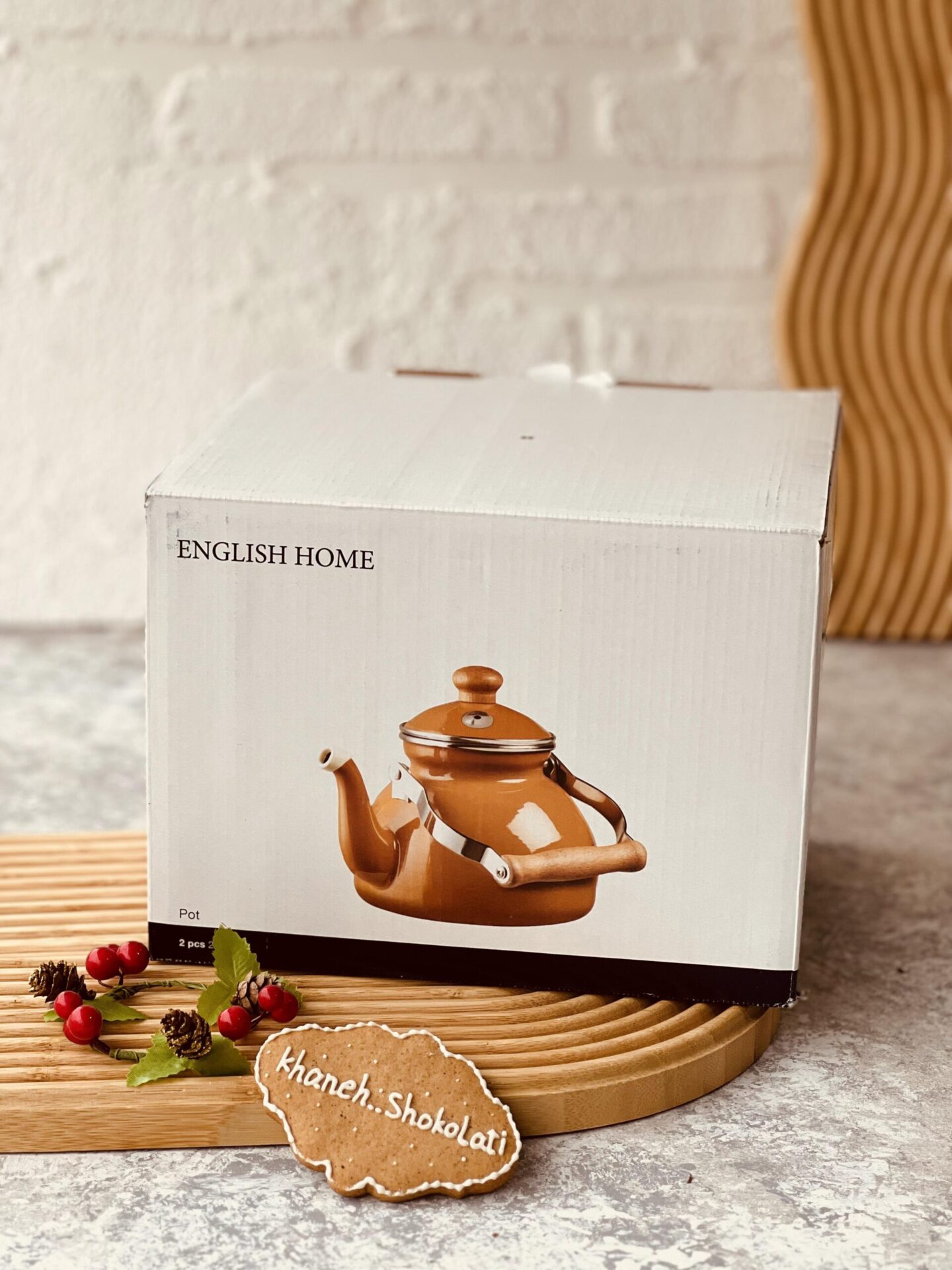 خرید کتری لعابی برند انگلیش هوم ENGLISH HOME