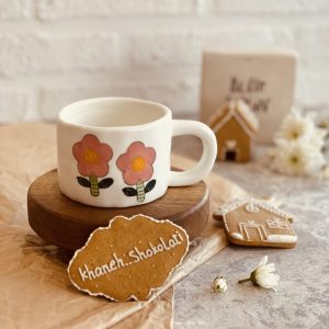 خرید ماگ طرح گل