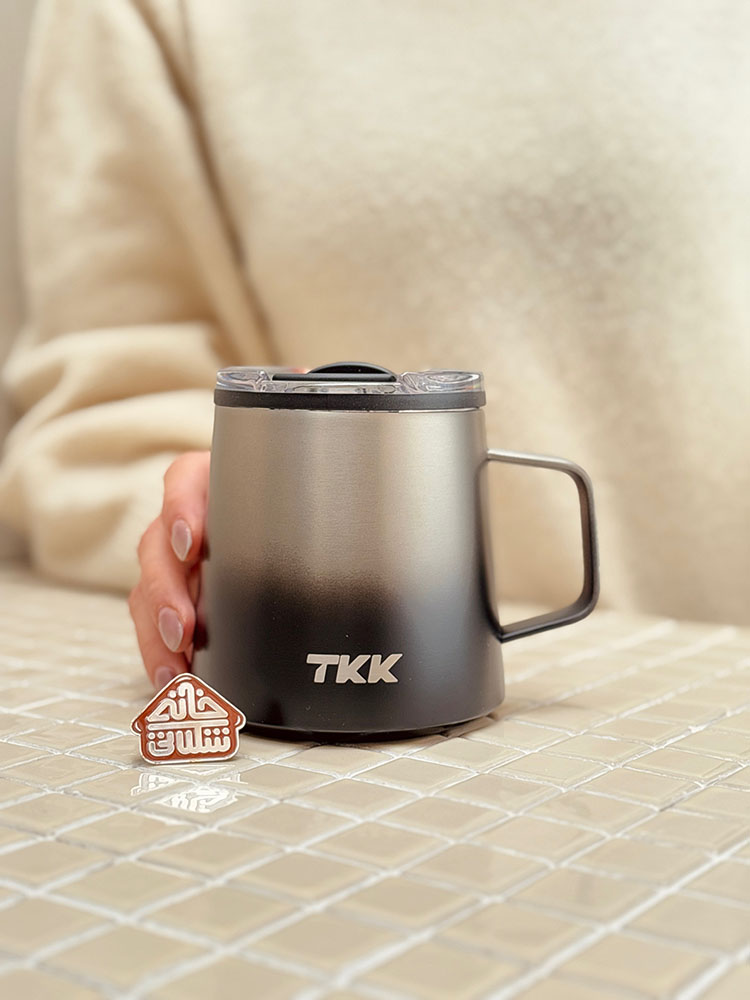 خرید کمپ ماگ استیل برند لوکس TKK