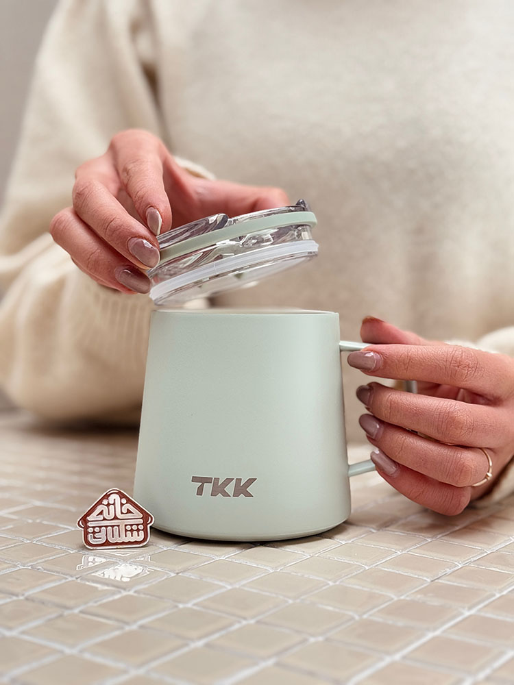 خرید کمپ ماگ استیل برند لوکس TKK