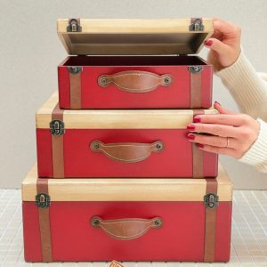 خرید چمدون چوبی
