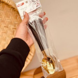 خرید ست قاشق چنگال طلایی