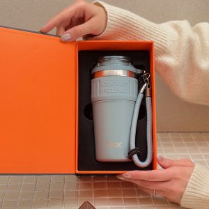 خرید تراول ماگ دوحالته باکس دار 630 میل برند لوکس چین TKK