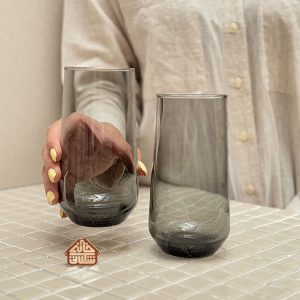 خرید لیوان بلند دودی برند پاشاباغچه مدل Allegra