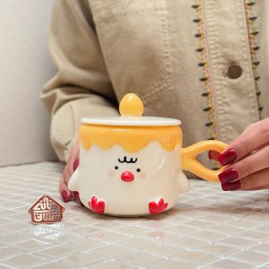 خرید ماگ درب دار جوجه