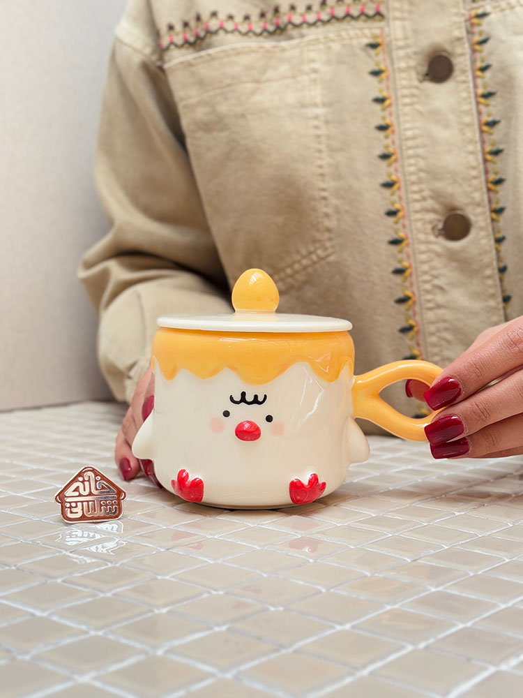 خرید ماگ درب دار جوجه