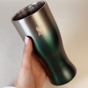 خرید ماگ آبجو استنلی مدل ساعت طلایی